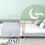 Twin Size Upholstered Daybed with Carton Ears Shaped Headboard  Grey - Korvel