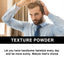 Hair Texture Powder, Curly Hair Fluffy Styling Smoothing Frizzy Natural Shine Lasting Without Greasy - Korvel