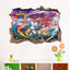New 3D Pikachu Wall Sticker Pok é mon Wallpaper Self adhesive Cartoon Graffiti Anime Poster Children's Room PVC - Korvel
