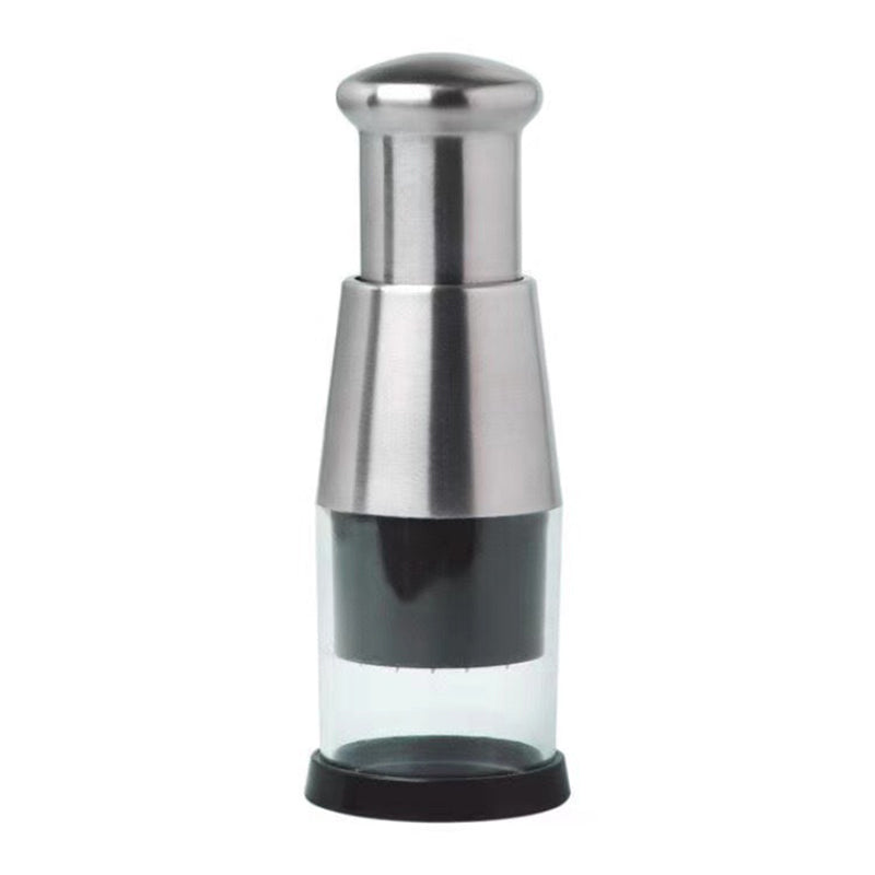 Stainless Steel Manual Kitchen Chopper (for garlic, ginger, herbs, nuts) - Korvel