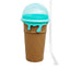 Upgrade 500ml large capacity smoothie cup shaking smoothie cup pinching cup cooling - Korvel