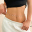 Elegant Double Layered Waist Chain with Geometric Sequins