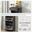 Organizador de Entrada Funcional ONTREND con 2 Cajones Plegables - Gris