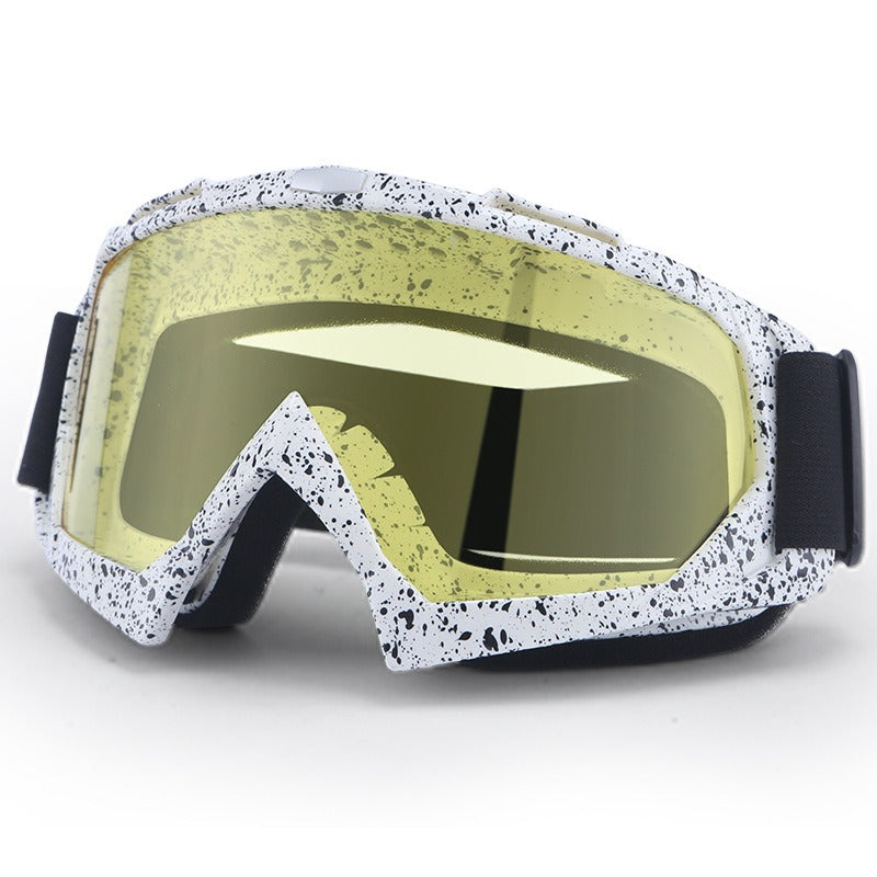 Outdoor Motorcycle Goggles Sheet Face Mask Outdoor Riding Windproof Dust Skiing Cross Country Helmet Goggles - Korvel