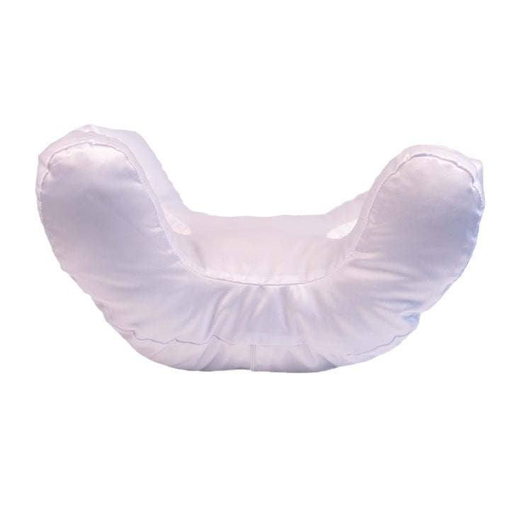Beauty Face Satin Pillow with Memory Foam Filling Comfortable Soft Nap Cotton Pillow Peace Mind Sleep Non-Paste Makeup Headrest - Korvel