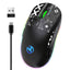 HXSJ T90 Wireless Mechanical Gaming Mouse with RGB Lighting