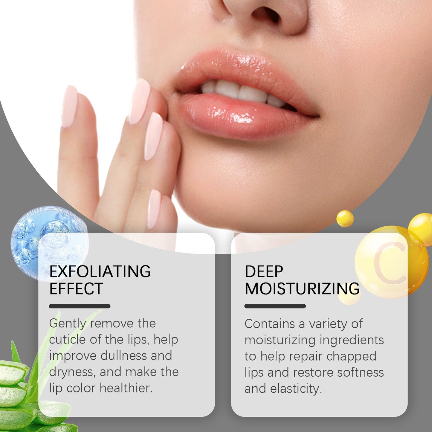 Exfoliating Lip Scrub, Nourishes And Moisturizes Dry Lips With A Gentle Exfoliating Scrub - Korvel