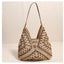 Hollow out straw woven bag woven belt armpit bag - Korvel