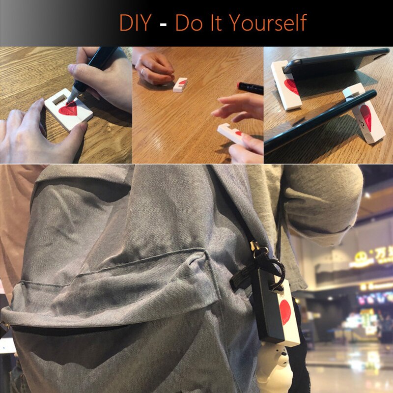 HST-Loop Magnetic Click Desk Mobile Phone Support Magnetic Portable Carry-on Mobile Phone Holder Fashion Minimalist Design - Korvel