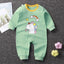 2024 Spring Autumn 0-2 Years Old Baby Romper Baby Jumpsuit Boys Girls Long-sleeved Trousers Newborn Romper Climbing Clothes - Korvel