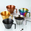 304 Stainless Steel Espresso Measuring Cup Small 100ml Espresso Shot Cup Dishwasher Safe V-Shaped Mouth - Korvel