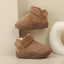 Winter Baby Girl Shoes Toddler Snow Boots Infant Plush Warm Kids Ankle Boots Boys Cotton Shoes - Korvel