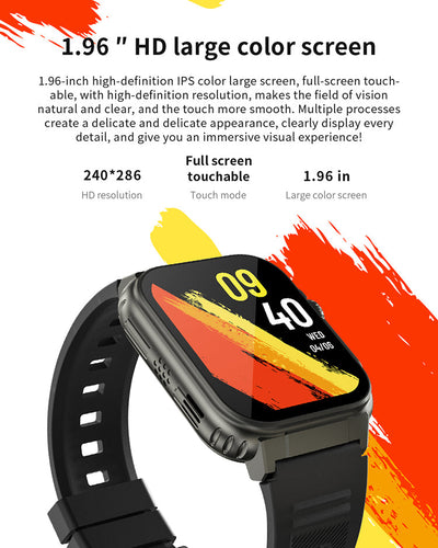 Wholesales smartwatch A70 1.96Inch full touch bt call sport watch A70 best design smart watch bands - Korvel