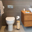 Porte-papier toilette autoportant fait main avec rangement