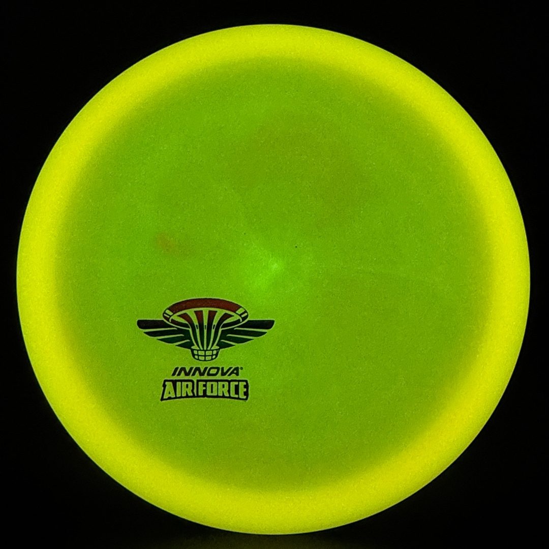 Color Glow Champion Eagle - Disco de Golf Driver con Sello de la Fuerza Aérea