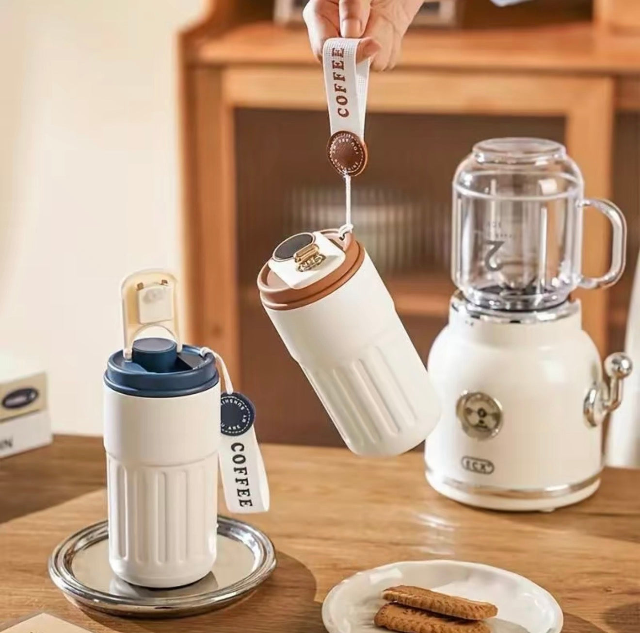 ThermoSync Smart Cup - Premium Stainless Steel Travel Mug