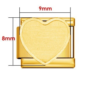 DIY Personalized Photo Picture Frame Making Titanium Steel Watch Band Chain Fashion Splicing Modular Bracelet - Korvel