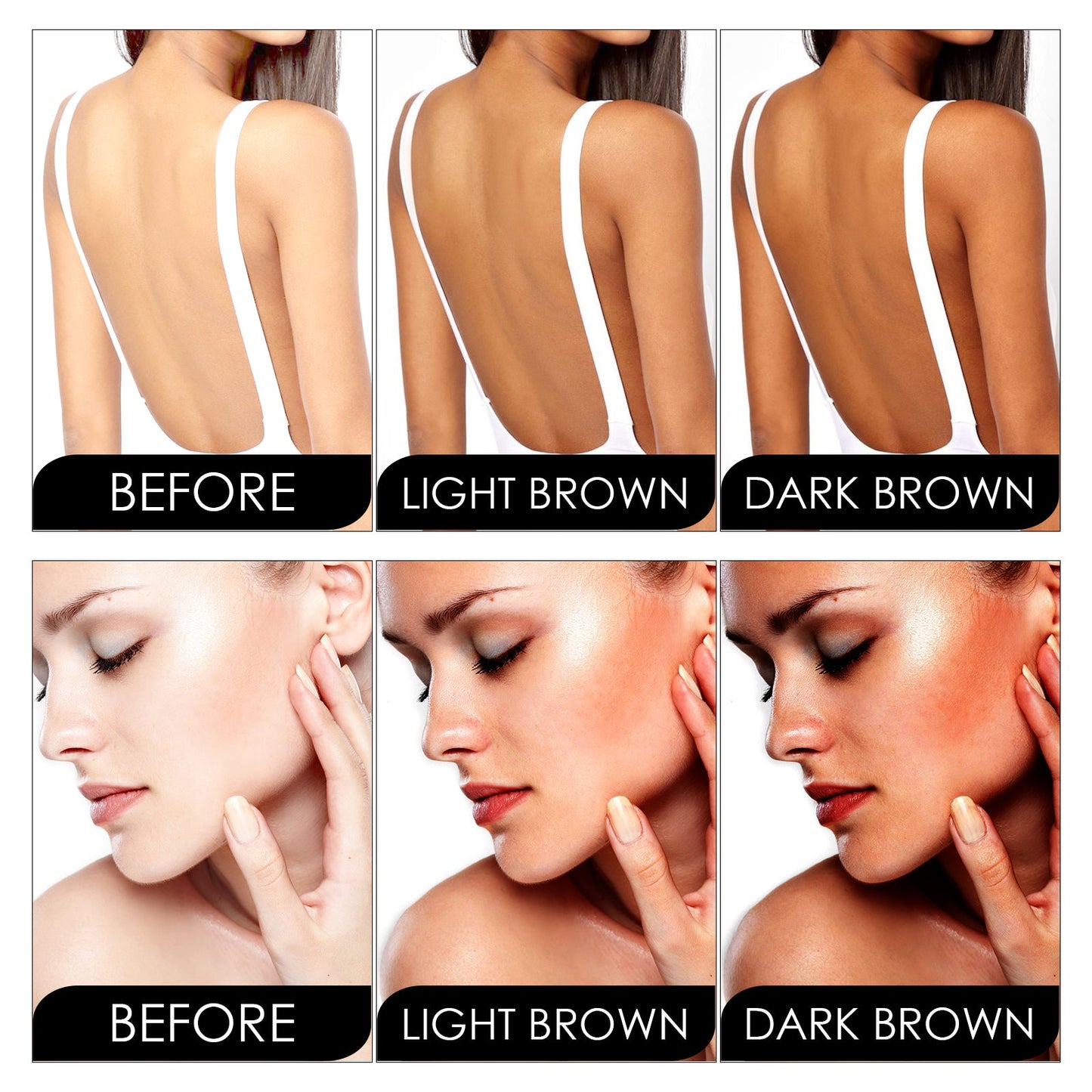 Tanning Mousse, Summer Outdoor Seaside Help Sun Moisturizing Skin Natural Fashion Wheat Color - Korvel
