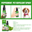 Peppermint Pet Repellent Spray, Dog Mite Spray Pet Mite Fungus Spray For Cats And Dogs - Korvel