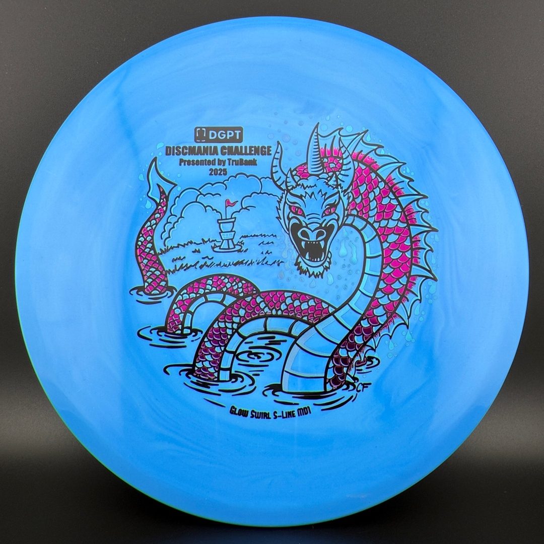 Glow Swirl S-Line MD1 - Disque Exclusif du Défi Discmania