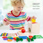 Montessori Four in One Coin Box Multi functional Stick Pulling Carrot Preschool Building Blocks Color Matching Intelligence Box Toy - Korvel
