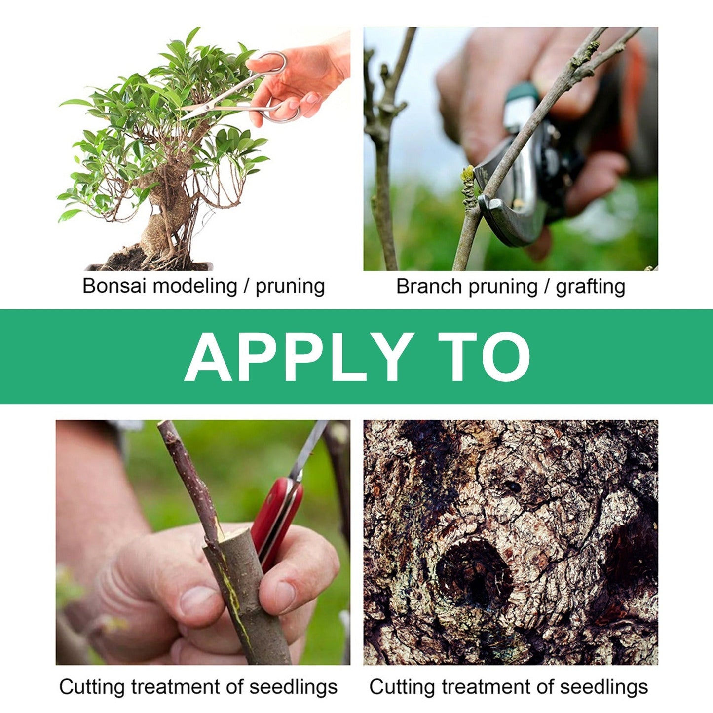 Seedling Tree Wound Sealer Callus Scars Cut Paste Bonsai Pruning Sealer Saw Cuts Coating Tree Wound Healing Paste Tree - Korvel