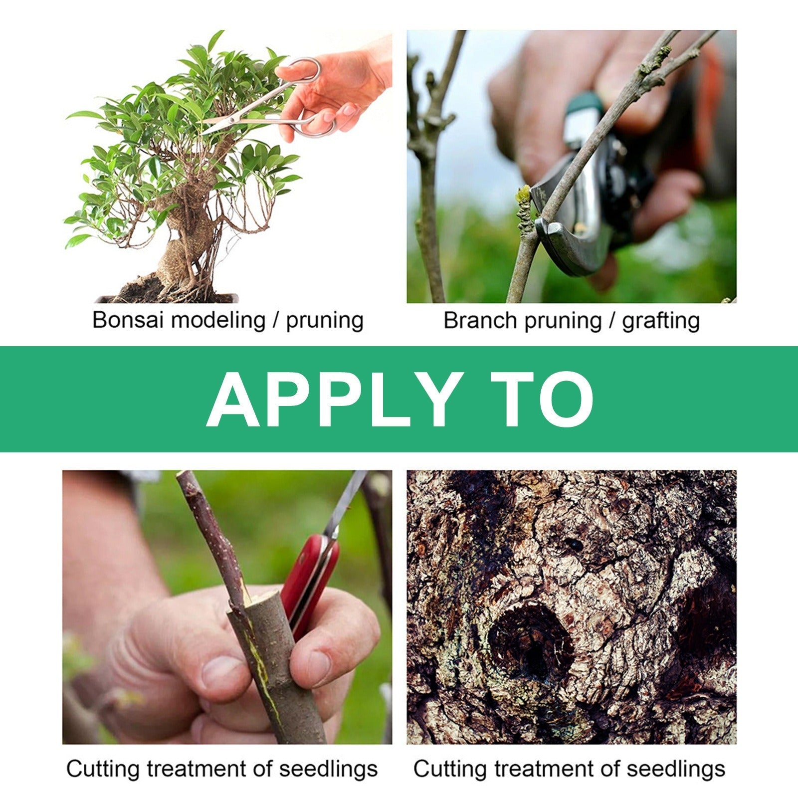 Seedling Tree Wound Sealer Callus Scars Cut Paste Bonsai Pruning Sealer Saw Cuts Coating Tree Wound Healing Paste Tree - Korvel