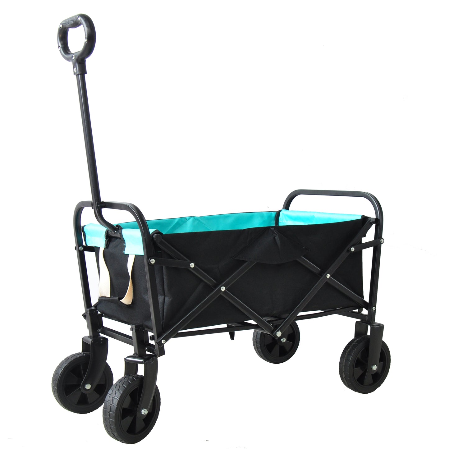 Folding Wagon Garden Shopping Beach Cart - Korvel