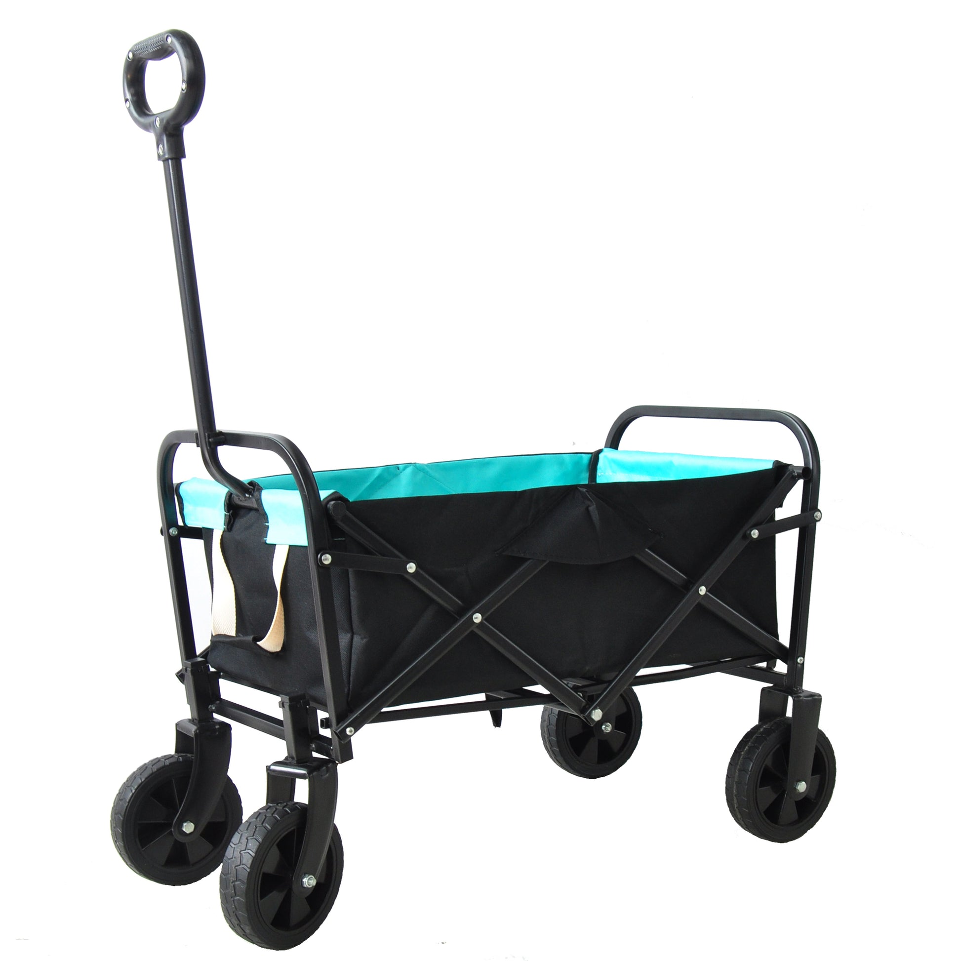 Folding Wagon Garden Shopping Beach Cart - Korvel