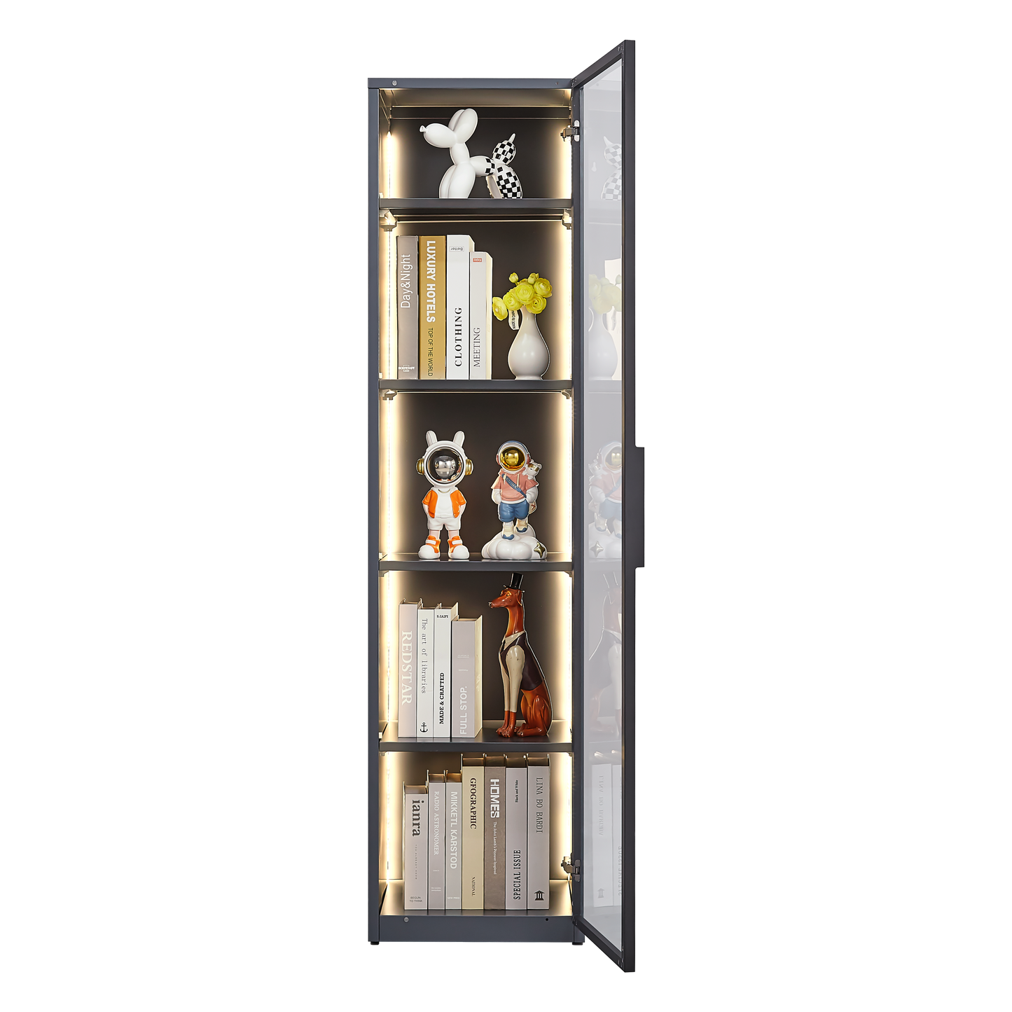 Single door display cabinet - Korvel