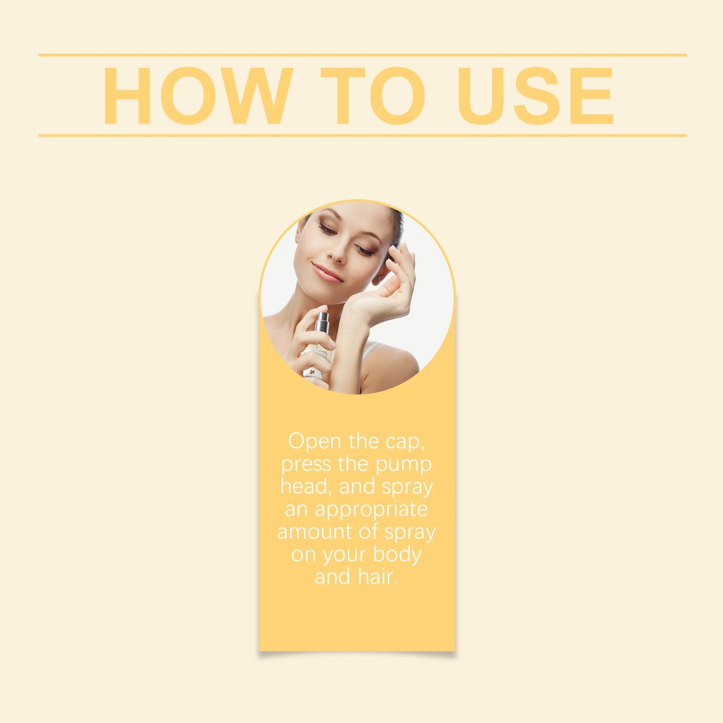 Spray de Perfume para el Cuerpo y el Cabello de Vainilla - Fragancia Duradera