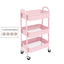 3 - tier rolling metal utility cart with wheels. Multifunctional, for kitchen, etc. Model: FRUTA - 001 1690 2090 - Korvel