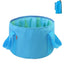Multi-Purpose Outdoor Travel Portable Folding Bucket Foot Bucket Washbasin Camping Bucket Enlarged - Korvel