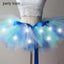 Arrival Women Tulle Tutu Skirt Sexy Mini Fancy Adult Petticoat Fluffy Yarn Ballet Dance Halloween Led Light Up - Korvel