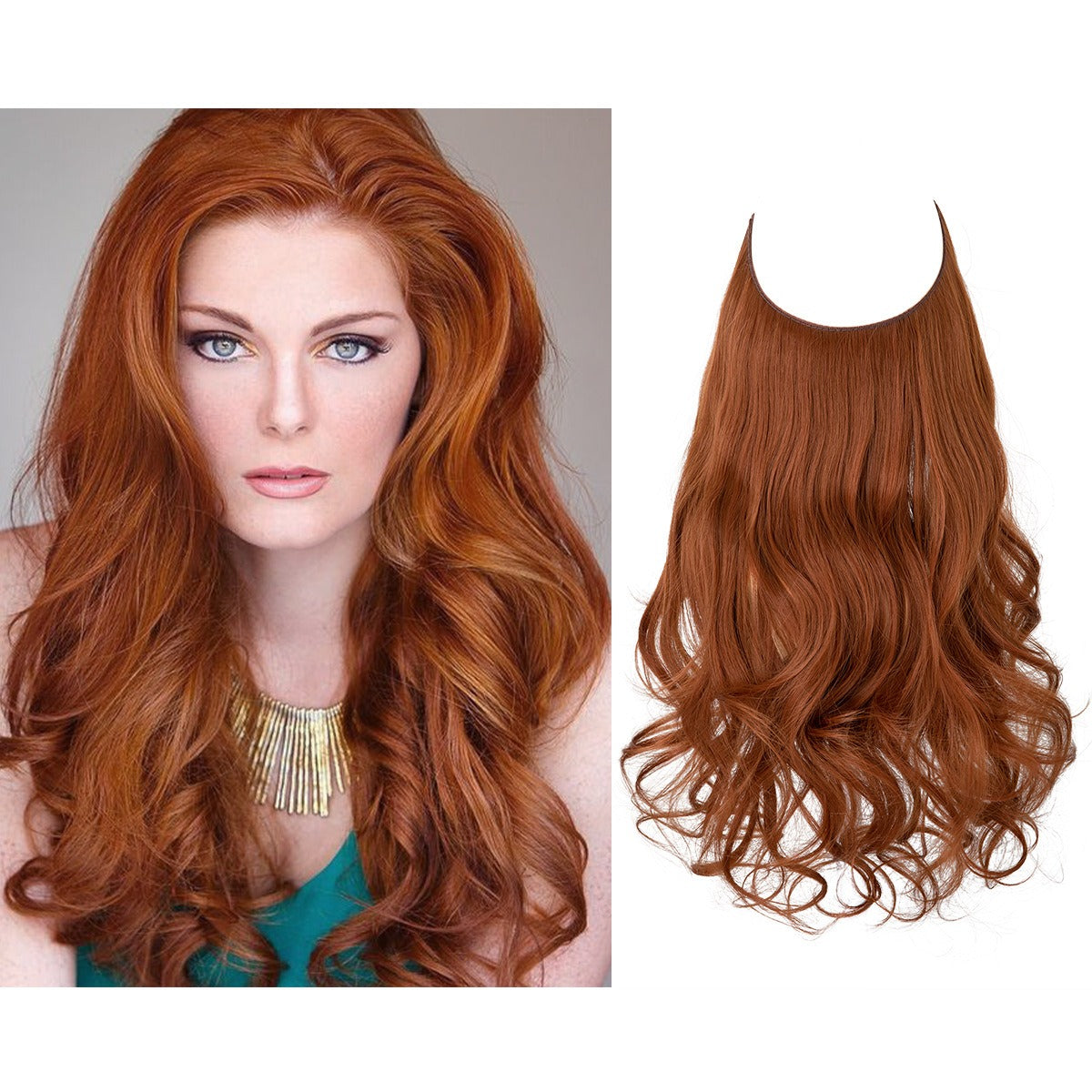 Premium Long Curly Hair Extension - High Temperature Silk