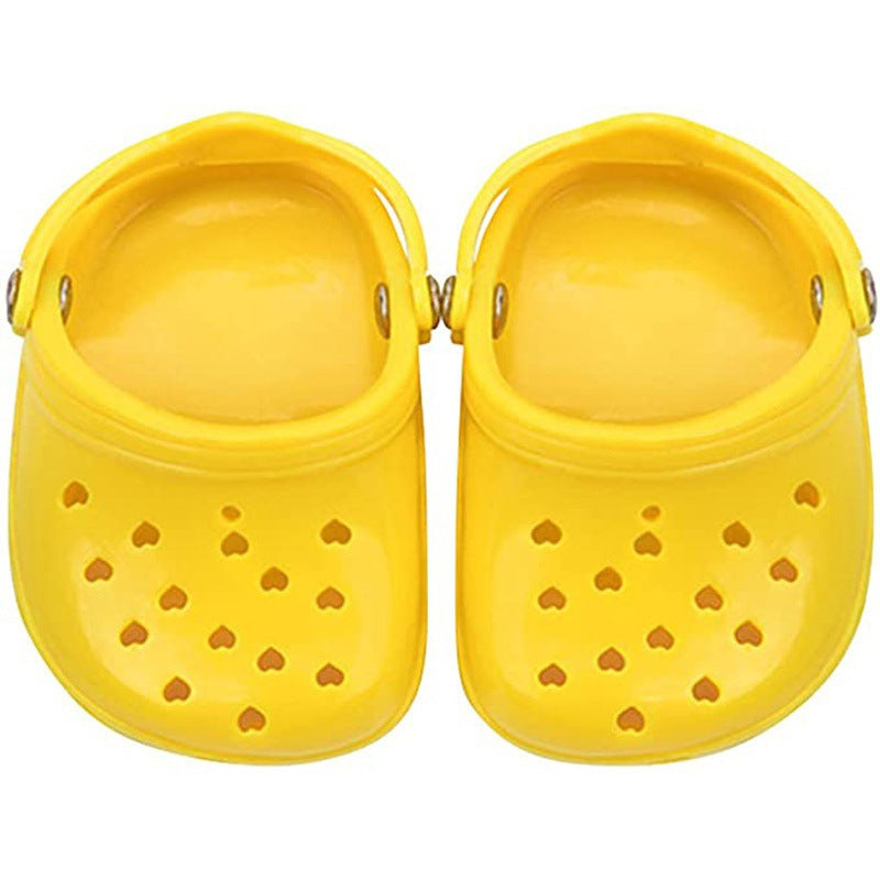 Heart Shaped Pet Dog Hole Shoes Silica Gel Wear-Resistant Breathable Slippers Dog Sandals Pet Decorations - Korvel