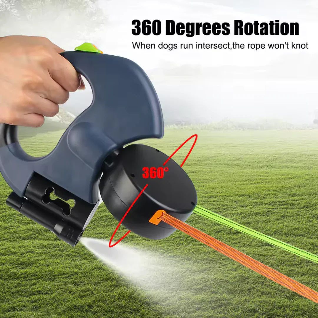 Extendable Dual Leash - Korvel