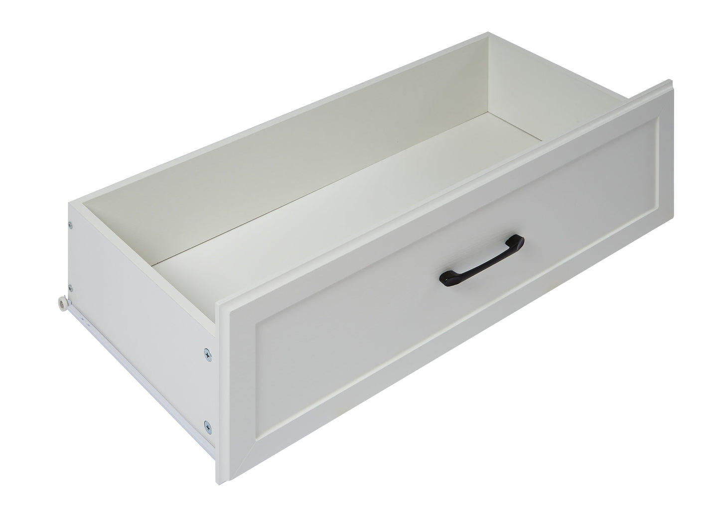 Commode 5 Tiroirs Élégante Ferme en Blanc