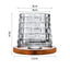 Hand drawn rotating glass cups multiple multi-purpose whiskey glasses rotating glass cups - Korvel