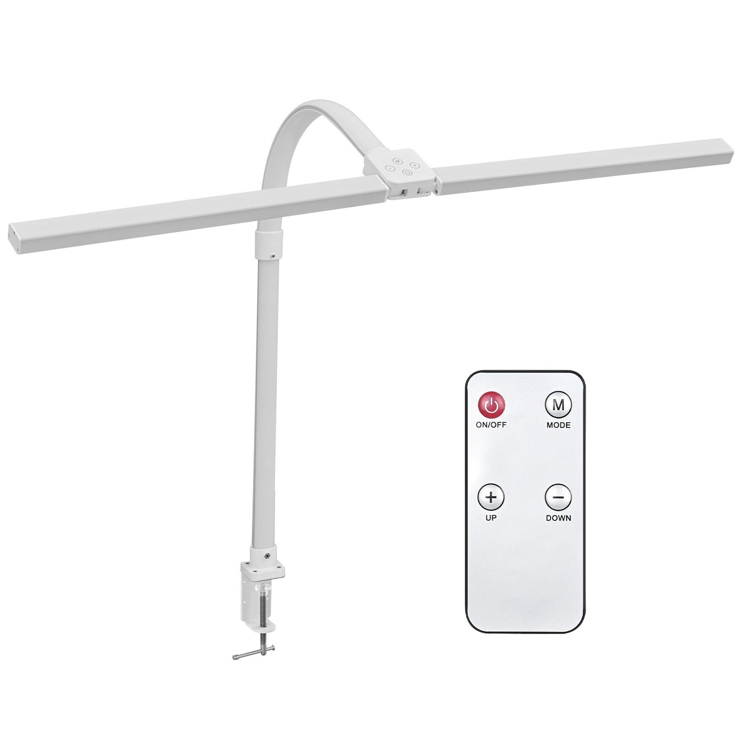 Double headed desk lamp computer screen eye protection desk lamp reading high brightness student bedroom - Korvel