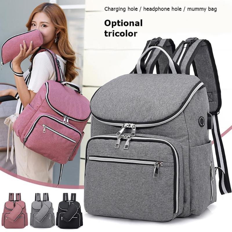 Fashion Maternity Diaper Bags Waterproof Mummy Nappy Bags Large Capacity Baby Care Nursing Bag Mother Multi-function Backpacks - Korvel