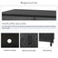 Carved Flower Door Large Storage Cabinet With Metal Handle Suitable For Living Room, Kitchen, Entryway(BLACK) - Korvel