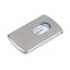 Portable Hand-push type Stainless Steel Business card holder wallet card case for men - Korvel