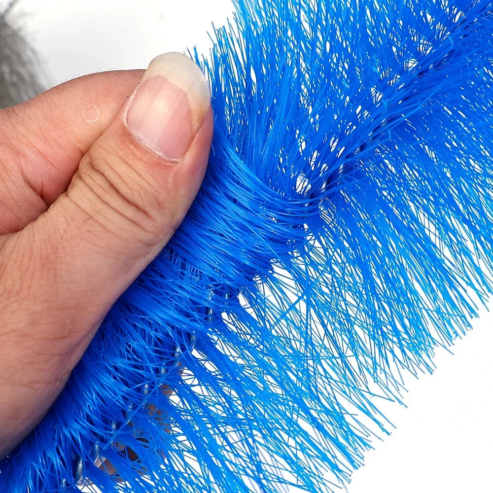 Fan Brush Bendable Microfibre Duster Household Dust Remover Cleanning Brush for Air-conditioner Furniture Shutter Car Cleaner - Korvel