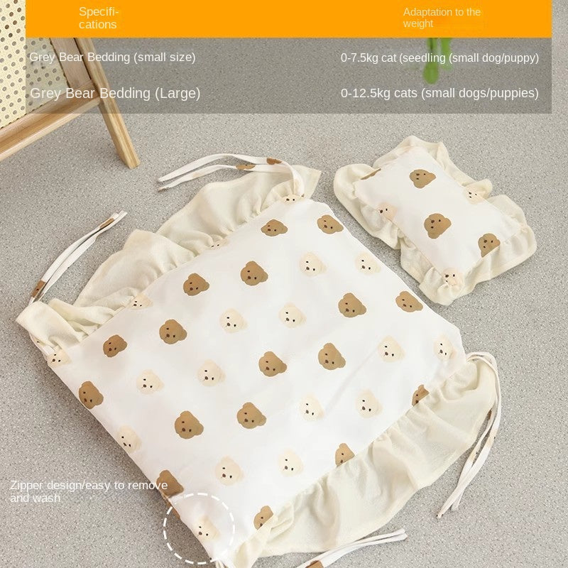 Cama de Madera Premium para Gatos - Nido Acogedor para Tu Amigo Felino