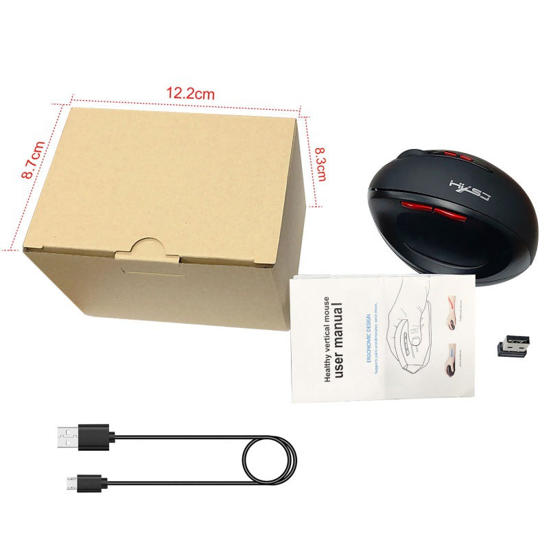 2.4G wireless mouse rechargeable vertical mouse with 7 buttons ergonomic design - Korvel