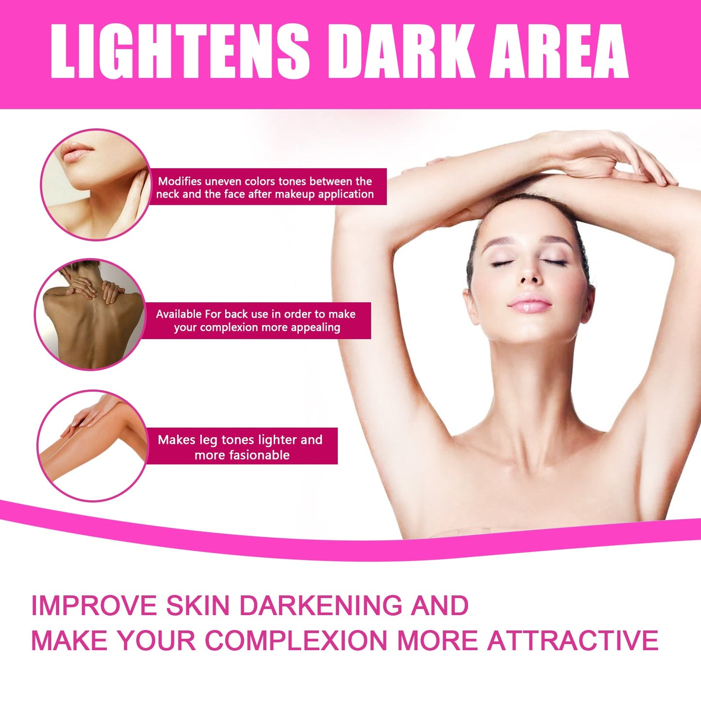 Whitening Cream, Whitening And Brightens Skin, Moisturizes And Removes Blackness Beauty Skin Cream - Korvel