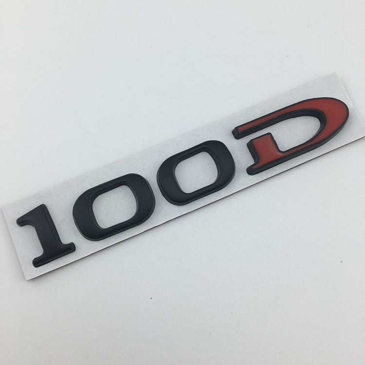 Premium Metal Tail Label Sticker for Tesla Models