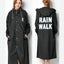 Chaqueta impermeable negra unisex