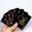 Black Luminous Fluorescent Poker Cards - Korvel